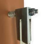 Close up view of T Post Hanger on T Post