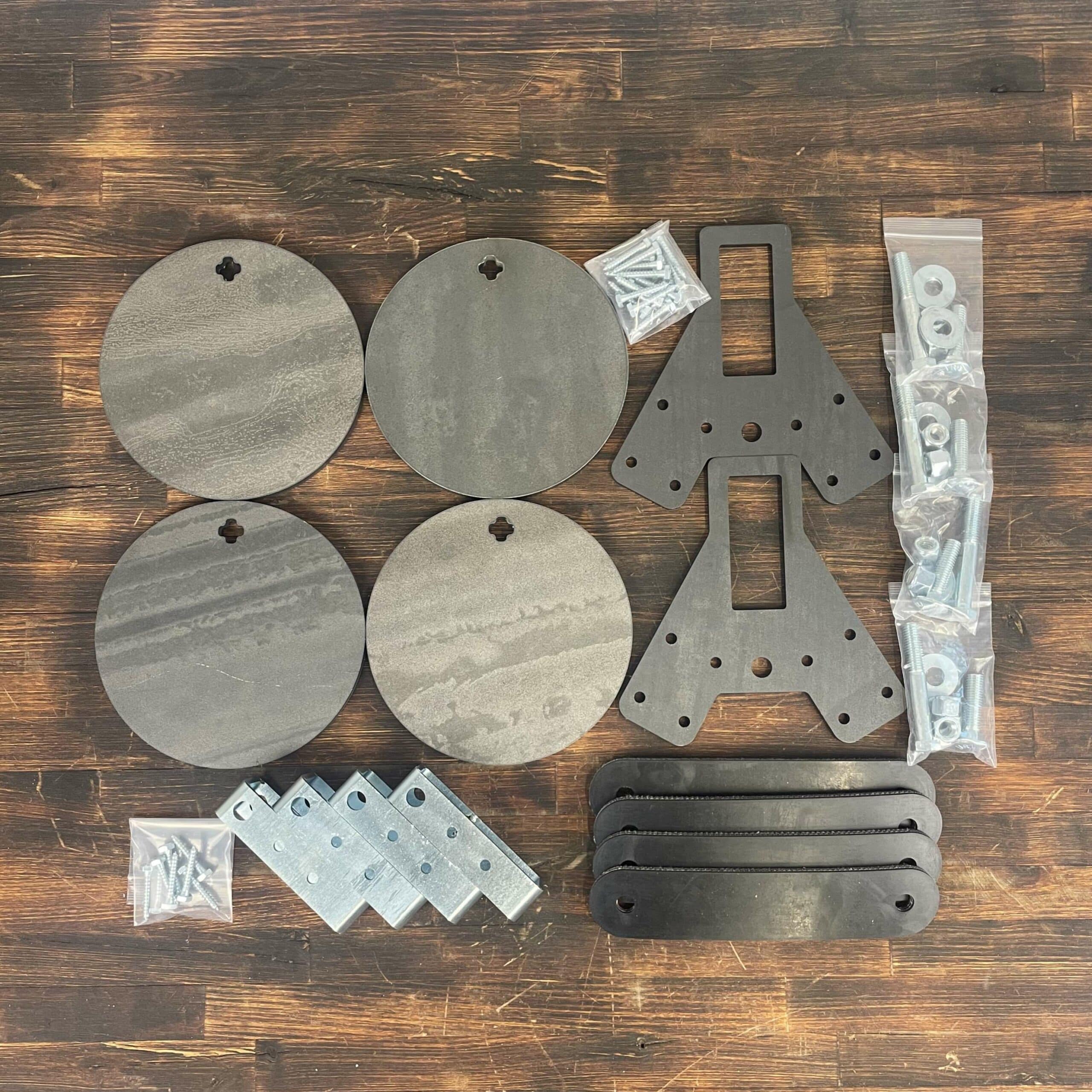 steel plate rack components