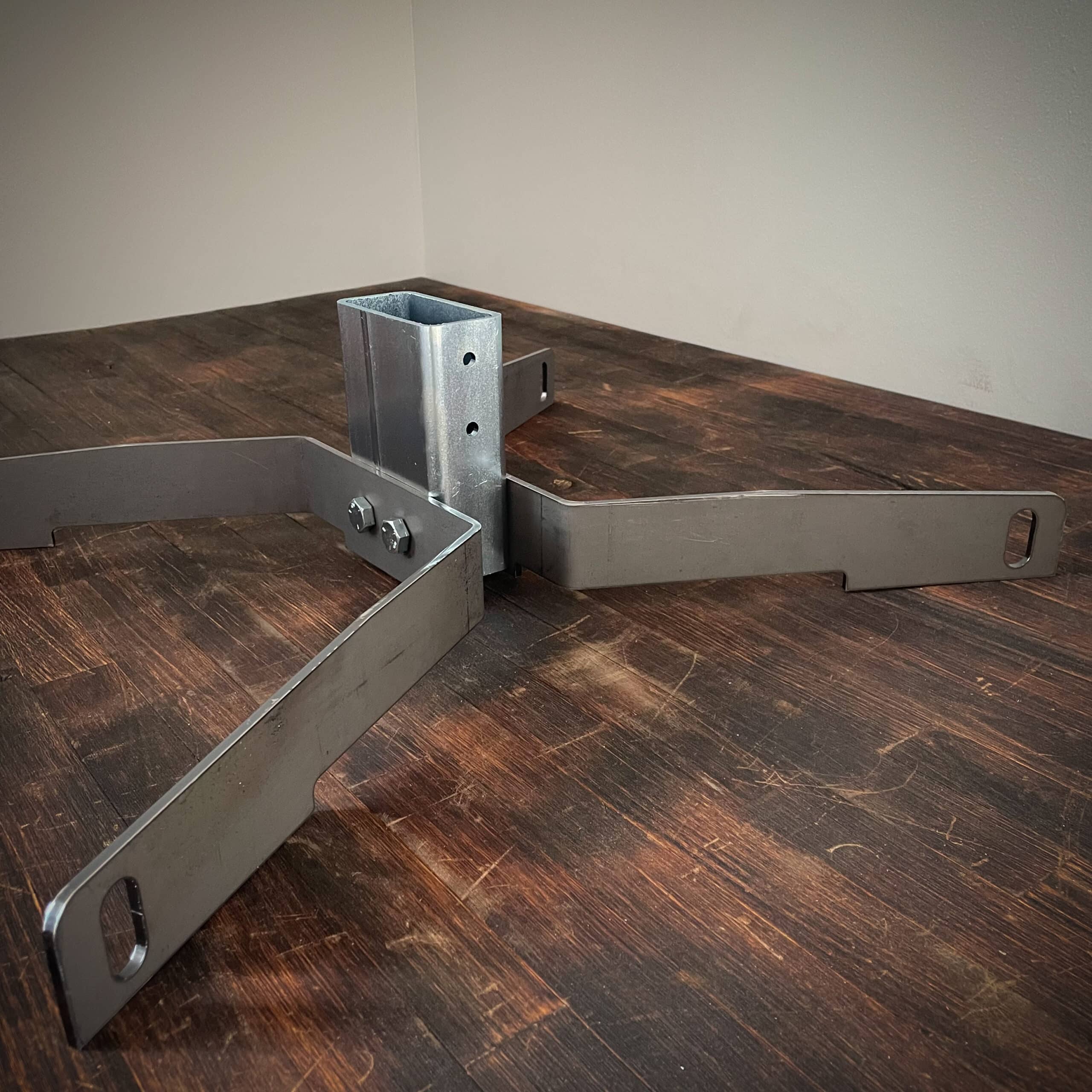 Static Target Stand Side View