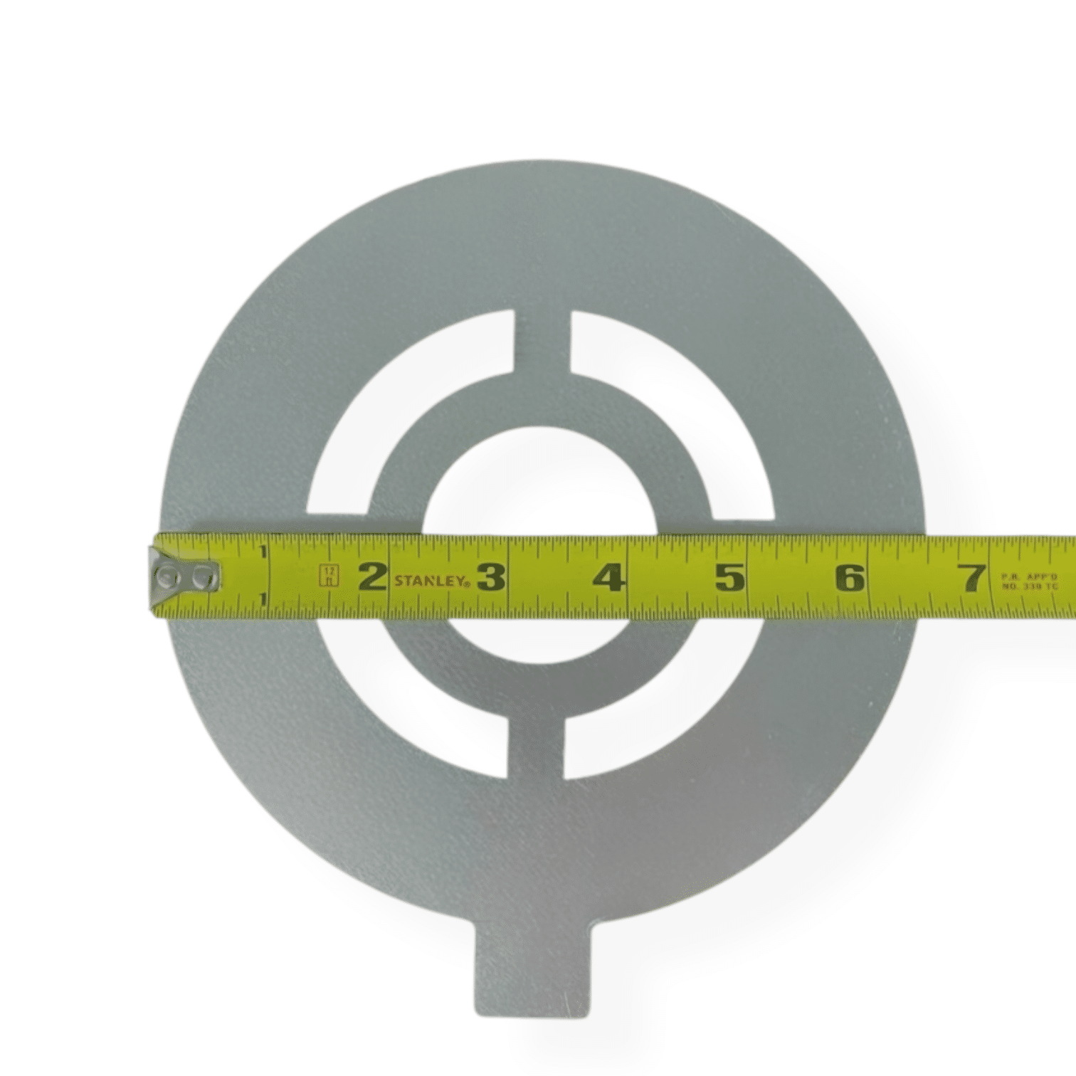 6.5" inch target painting stencil