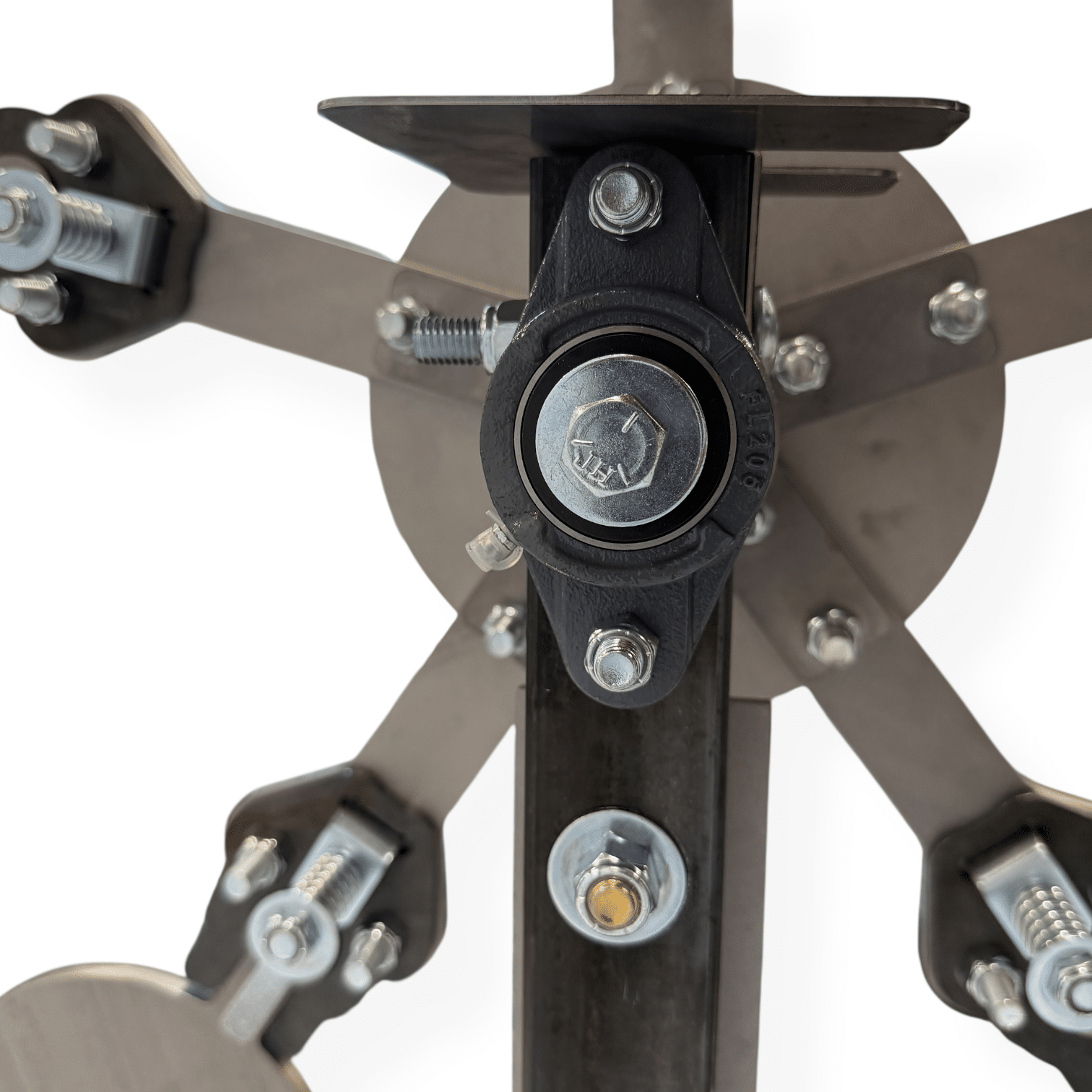 Full Mini Texas Star target with five reactive paddles mounted