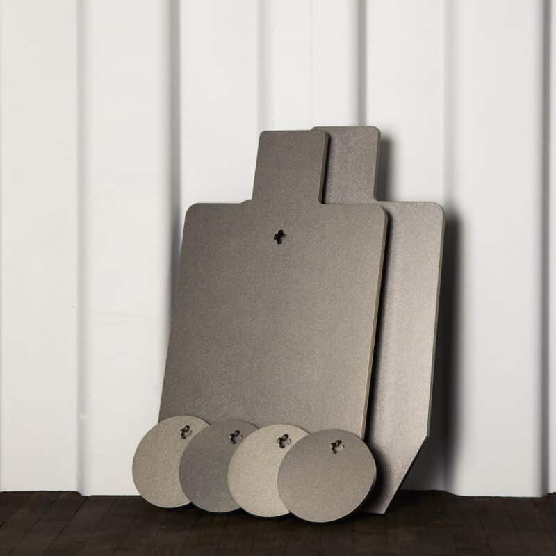 Shoot Steel Target Paint White Shoot Steel