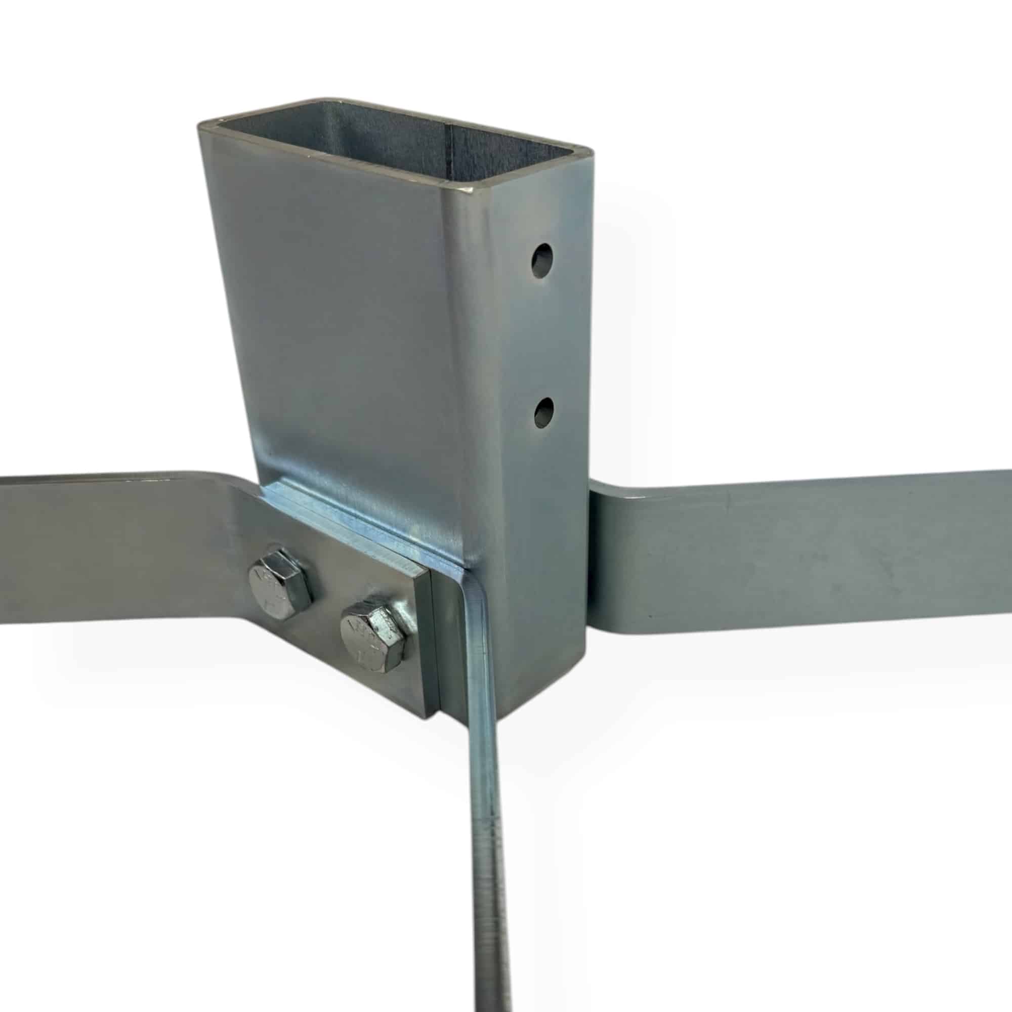 Heavy Duty Stand Upright Bracket Angled View