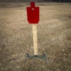 Combo stand with static target being used.