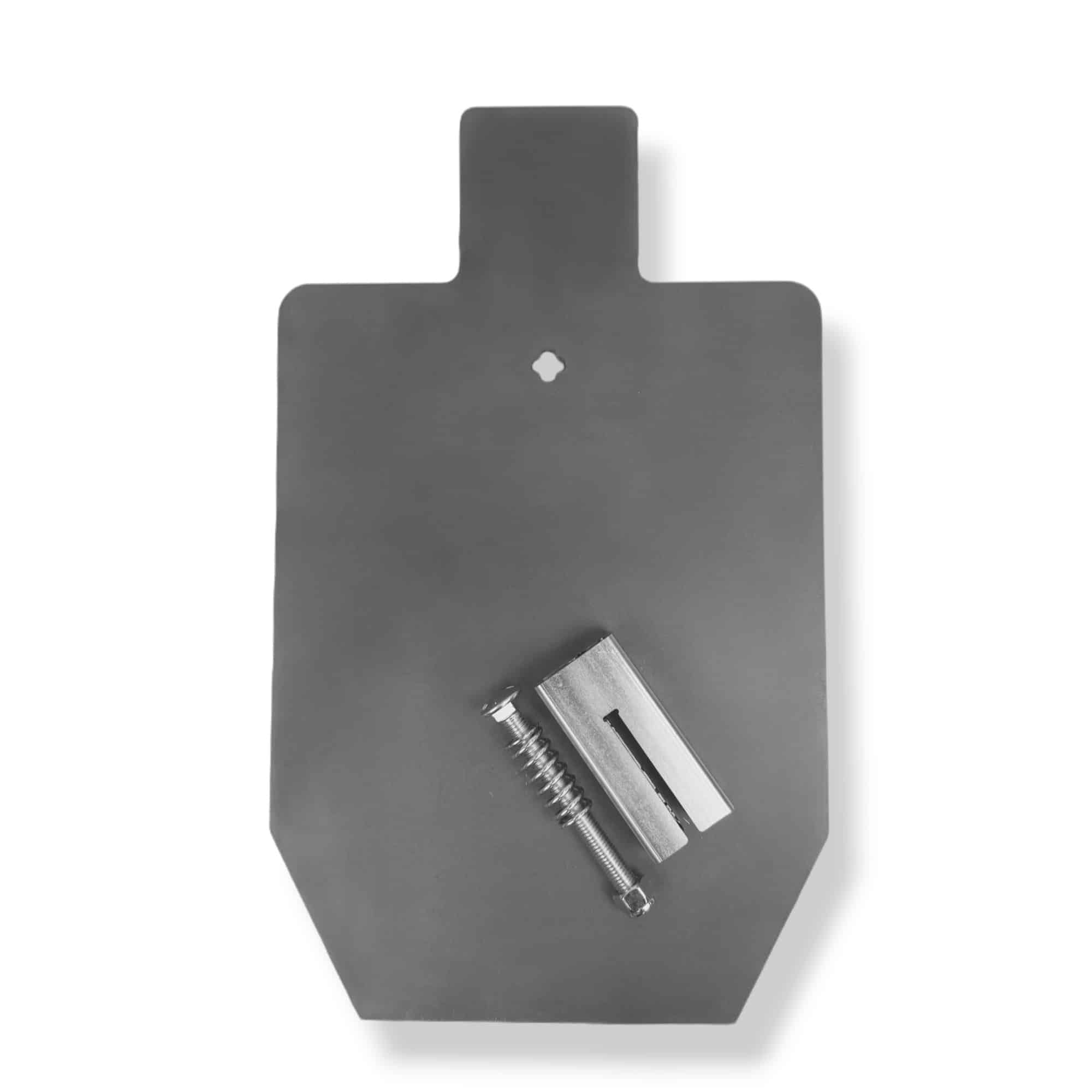 AR500 12″x20″ Silhouette Target Bundle – ½″ Plate & Patented T-Post Hanger