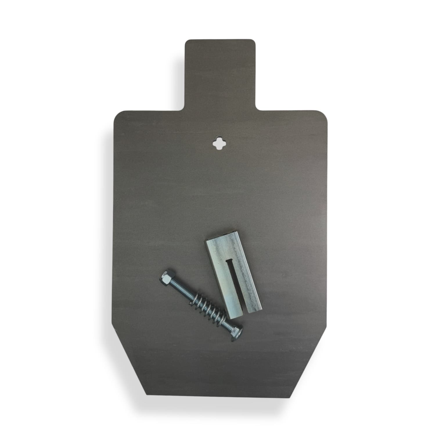 AR500 12″x20″ Silhouette Target Bundle – ½″ Plate & Patented T-Post Hanger