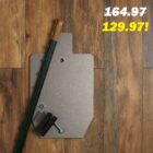 1/2" AR500 Steel Target - 12"x 20" Silhouette and T Post Hanger Bundle