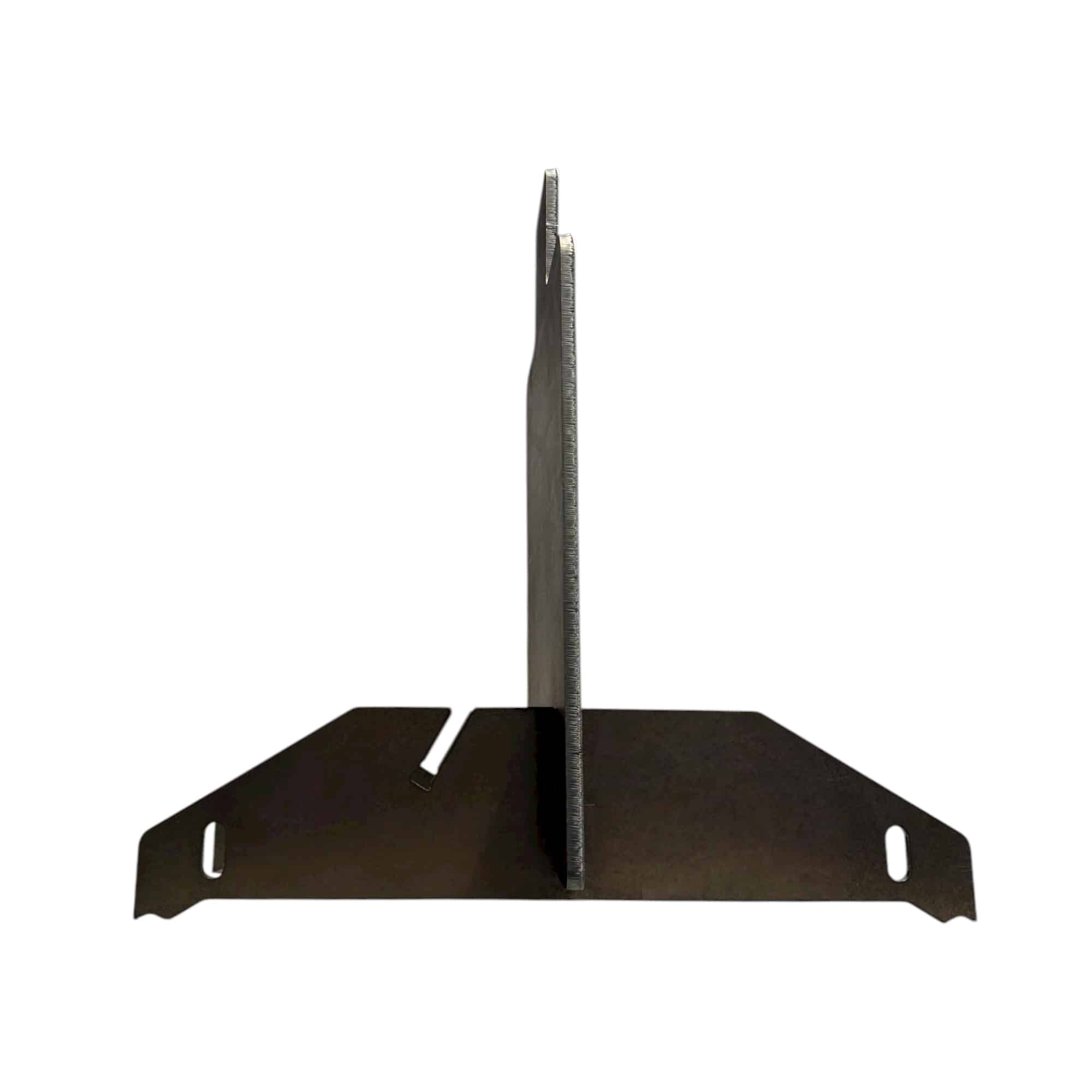 Upright position side view