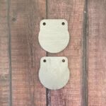 1/2" AR500 6" Gong - Set of Two