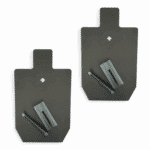 1/2″ AR500 Steel Target – 9″ X 15″ Static Two Pack Silhouette With T Post Hangers