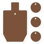 AR550 12x20 5 inch target 3pack