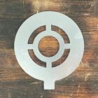6.5" inch target painting stencil