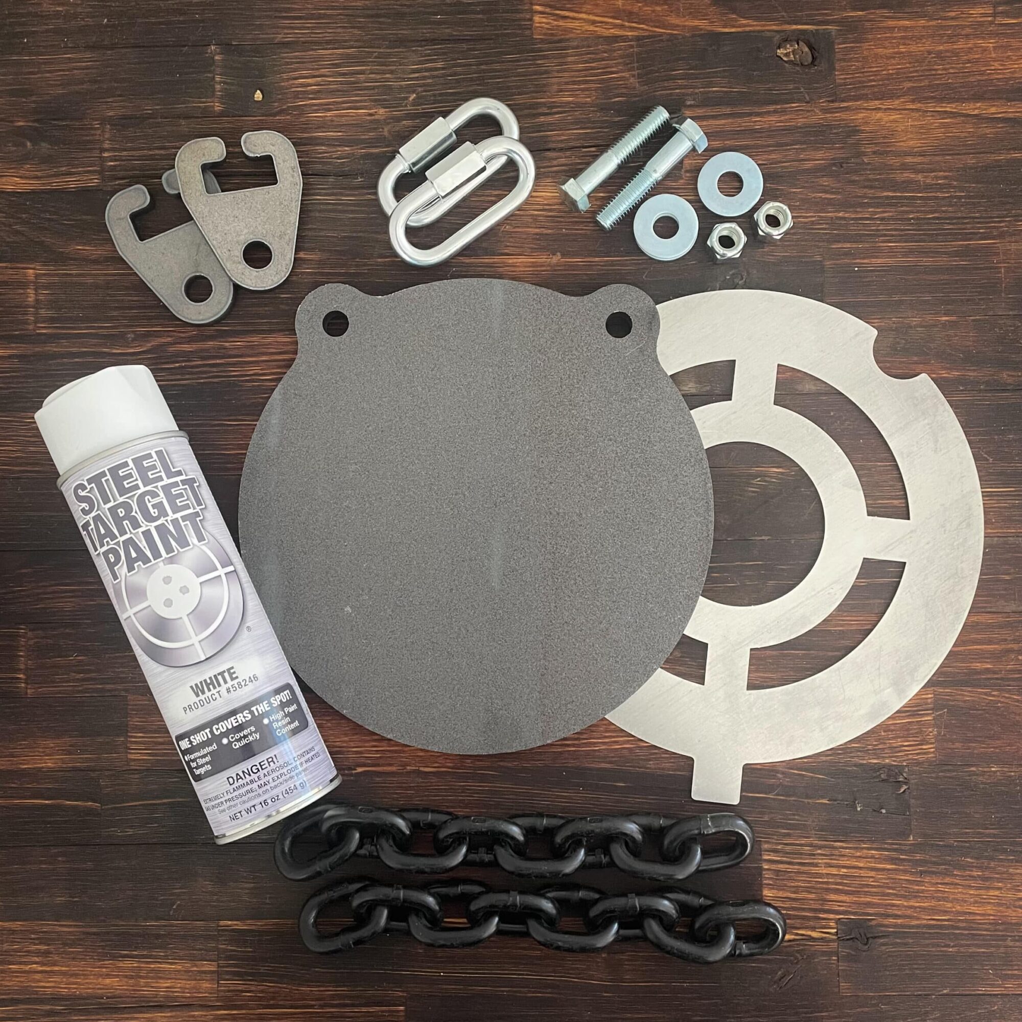 Steel Rifle Target Package – Complete 1/2″ AR500