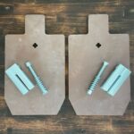 9"x15" AR550 static 2 pack with T post Hanger