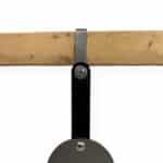 Example of swinging target hardware kit on 2x4