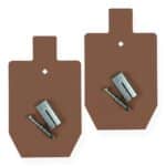 2-Pack Hardox® ½″ AR550 Steel Target and T-Post Hanger System (2x Targets, 2x Hangers)