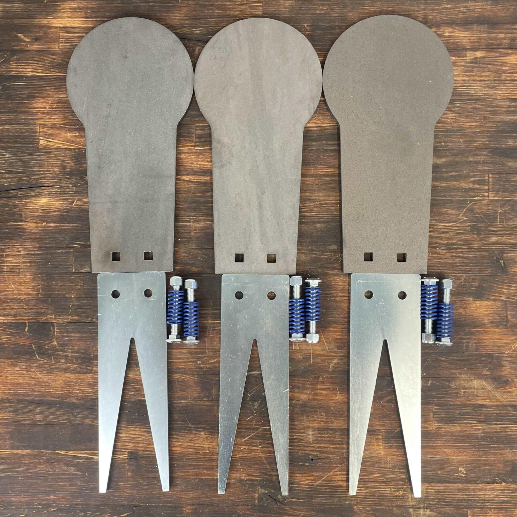 16″ Steel Popper Targets – 3 Reactive Targets