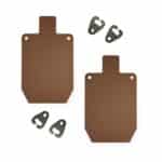 AR550 9x15 gong 2 pack with hangers