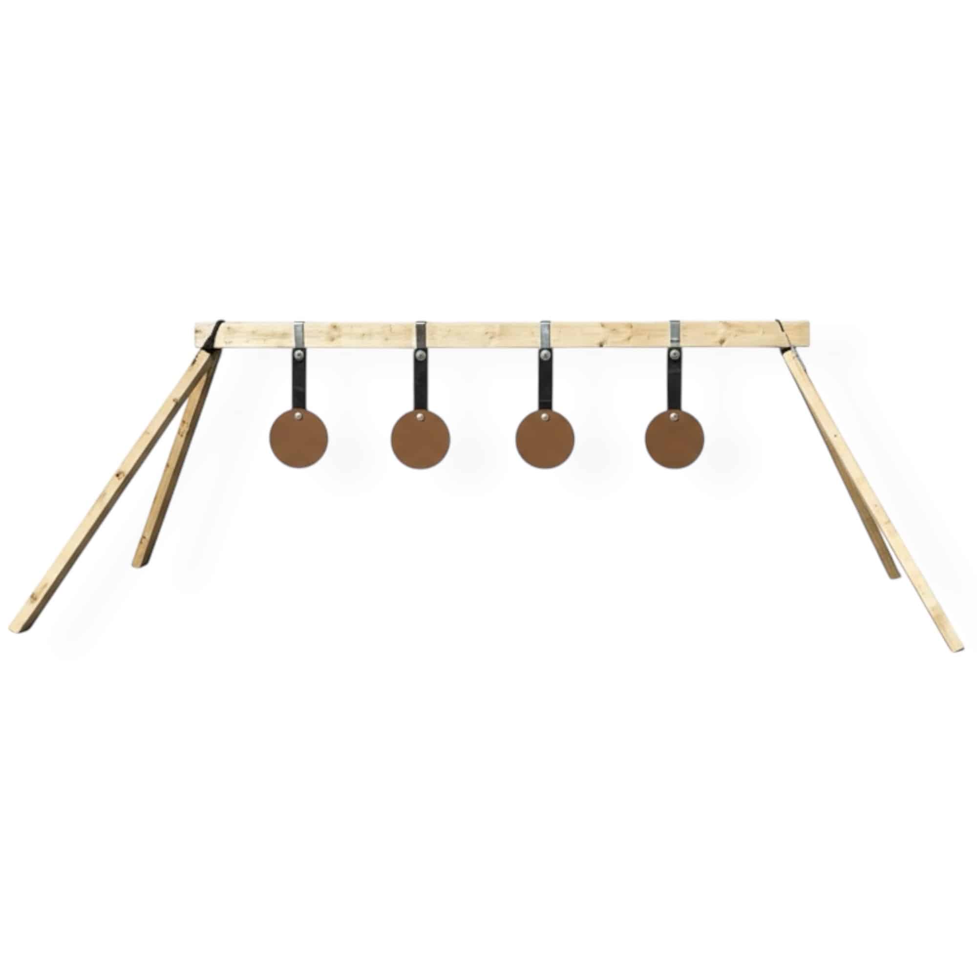 Premium 1/2″ AR550 4-Target Swinging Steel Plate Rack
